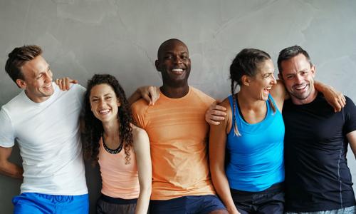 fellas leaning on a wall