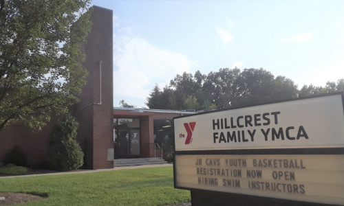 Hillcrest YMCA front yard sign