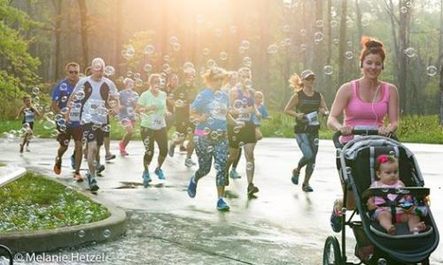 Bubble run 5k image