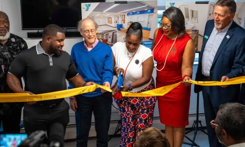 Y-Haven ribbon cutting