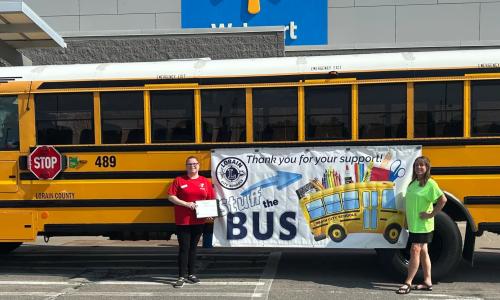 YMCA and Lorain Schools create Stuff the Bus event