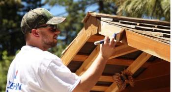 Sherwin Williams staff painting