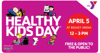 Healthy Kids Day at Rocket Arena, April 5 12-3pm
