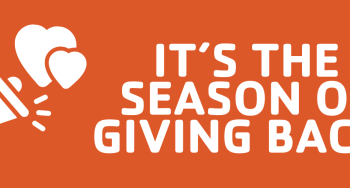It's the season of giving back!